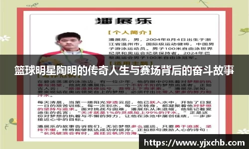 篮球明星陶明的传奇人生与赛场背后的奋斗故事